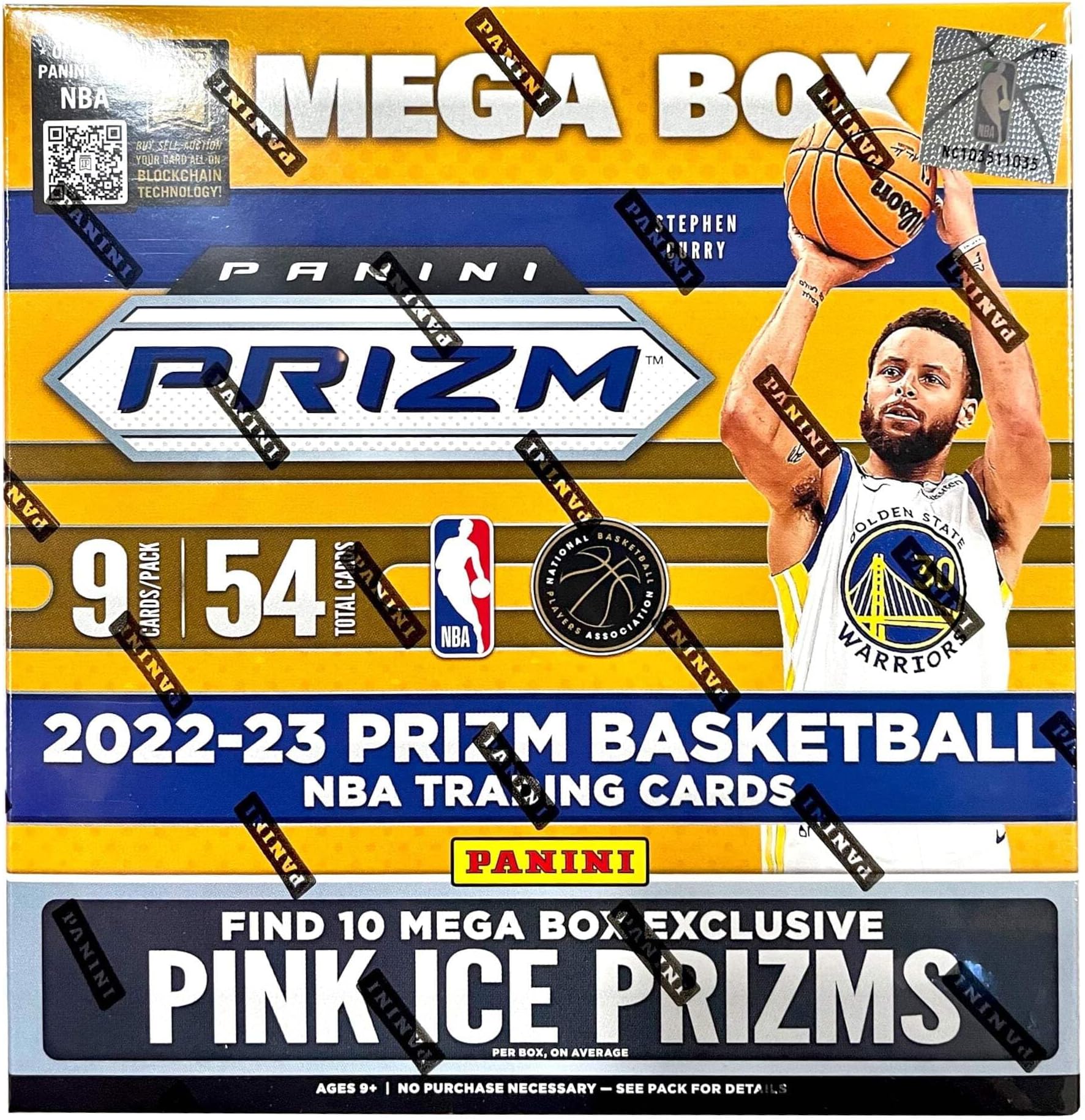 NBA 2022-23 Panini Prizm Basketball Card Mega Box (Pink Ice Prizms) Panini Prism Basketball Card Mega Box (Pink Ice Prism)