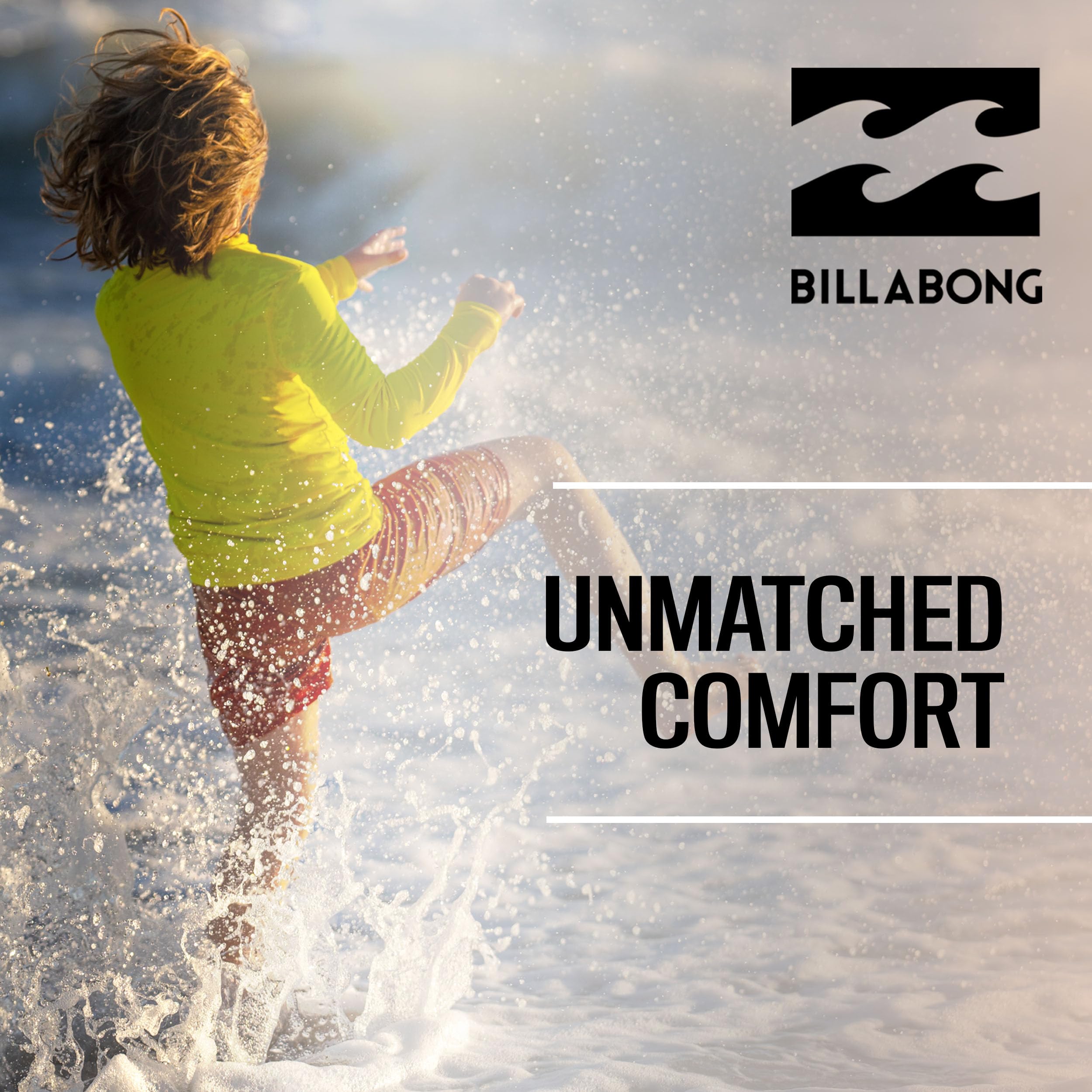 Billabong Confezione da 4 boxer per ragazzi dai 6 ai 18 anni, resistenti, elasticizzati, traspiranti, traspiranti