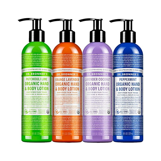 Dr. Bronner's Organic Lotion (8 oz Variety Pack