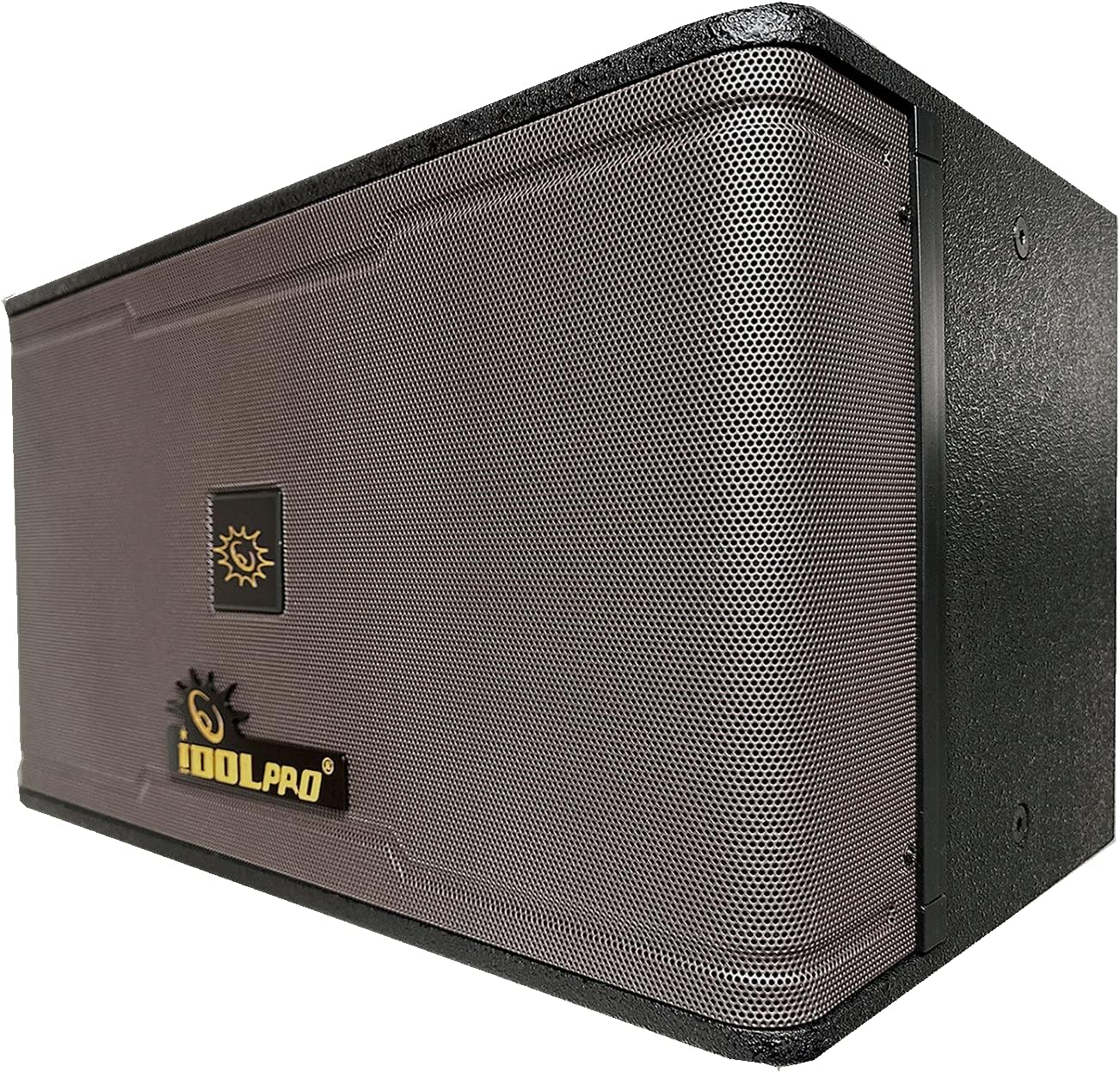 IDOLpro IPS-700 10" 3 Way 1200W Professional High Fidelity Vocal Karaoke Speakers with 1200W Super Bass Subwoofer and Stands Combo