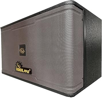 IPS-700 10 3 Way 1200W Professional High Fidelity Vocal Karaoke Speakers with 1200W Super Bass Subwoofer and Stands Combo