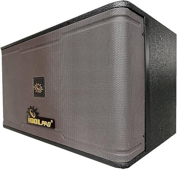 IPS-700 10 3 Way 1200W Professional High Fidelity Vocal Karaoke Speakers with 1200W Super Bass Subwoofer and Stands Combo