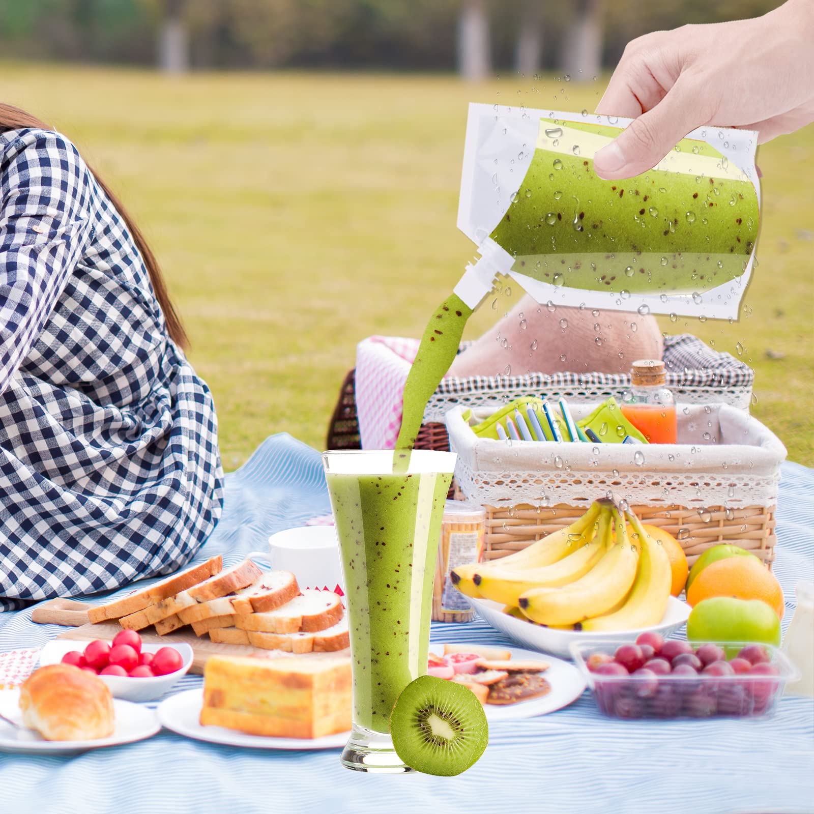 250ml wieder versch ließbare flüssige Bio-Squeeze Babynahrung Füllung Verpackung