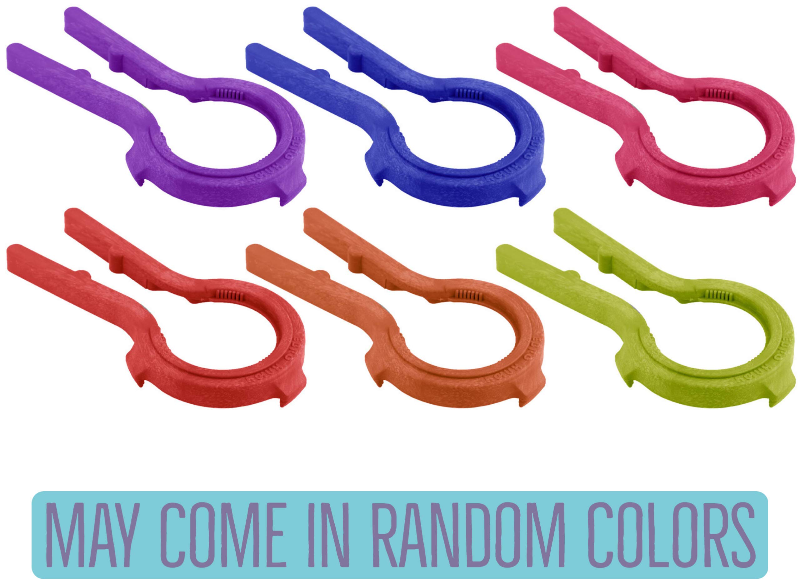 Jar Lid Opener - Pack of 2 - Plastic Bottle Hand Opener - Jars Opening Grips Openers Easy Hand Grip