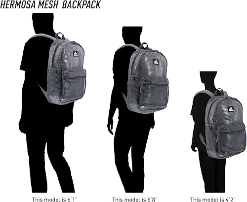 Miniatura 2 de Adidas Hermosa II - Mochila de malla, Negro, talla única