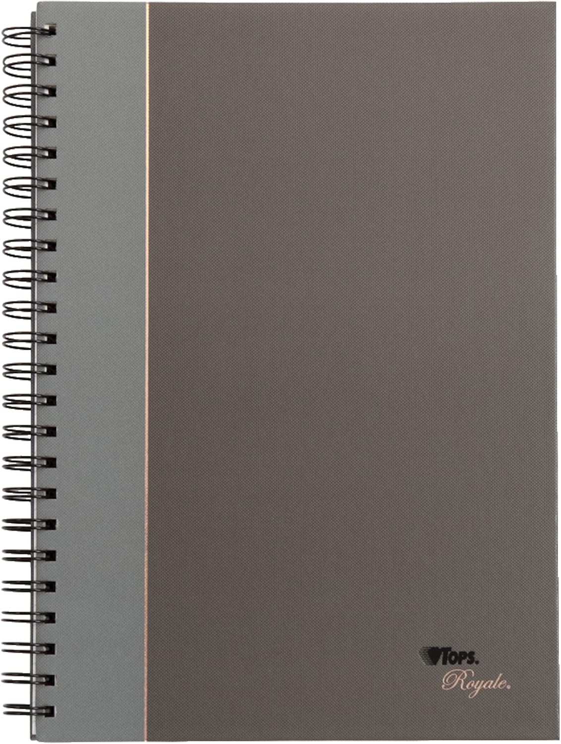 TOPS 25332 Royale Wirebound Business Notebook, Legal/Wide, 11 3/4 x 8 1/4, 96 Sheets,White