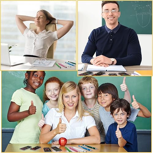 Miniatura 7 de Tisancy Juego de 72 piezas de regalos de agradecimiento para profesores, bolígrafos para profesores, cuadernos motivacionales, blocs de notas