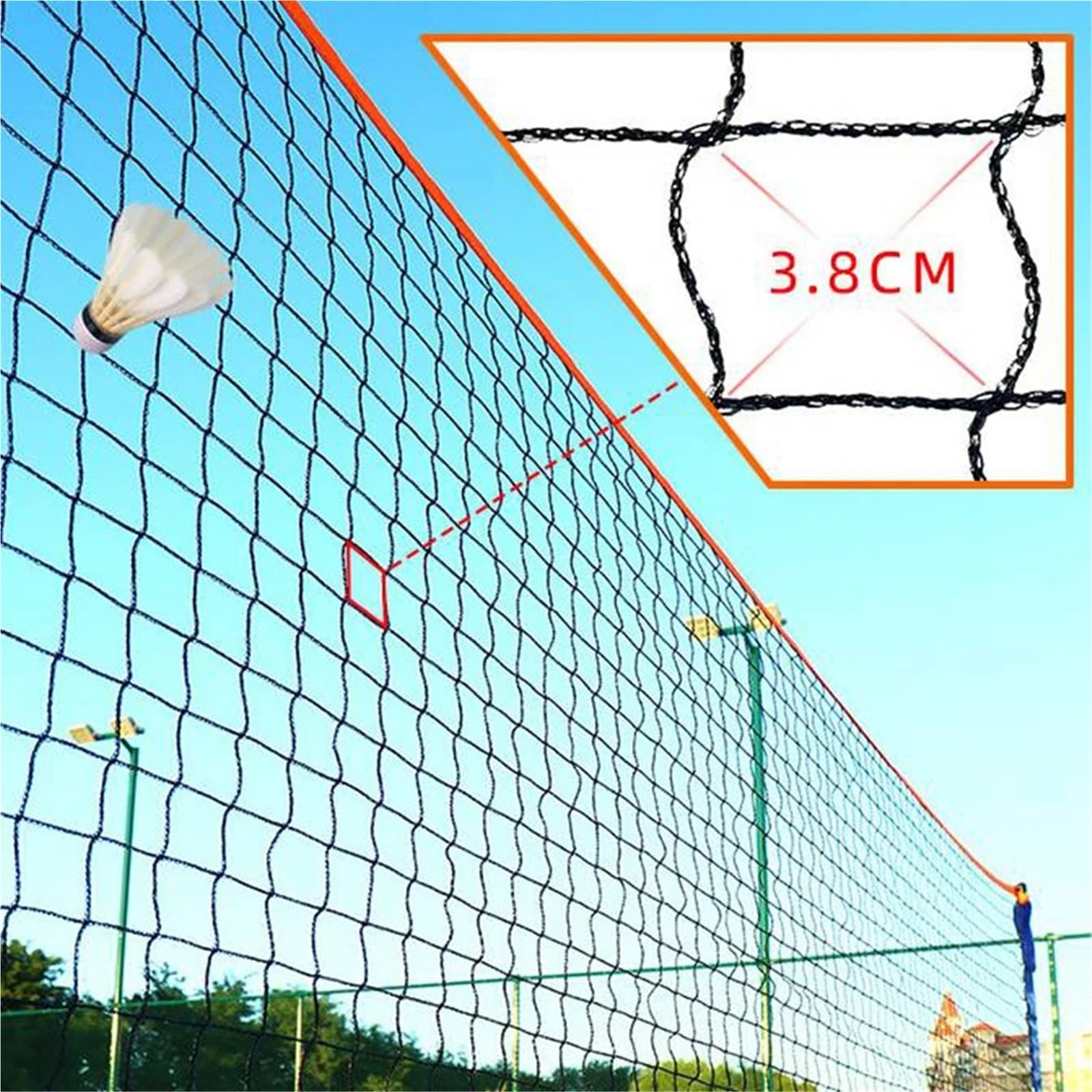Rete da badminton standard for allenamento sportivo professionale pallavolo Facile installazione tennis all'aperto Esercizio Per Esterni