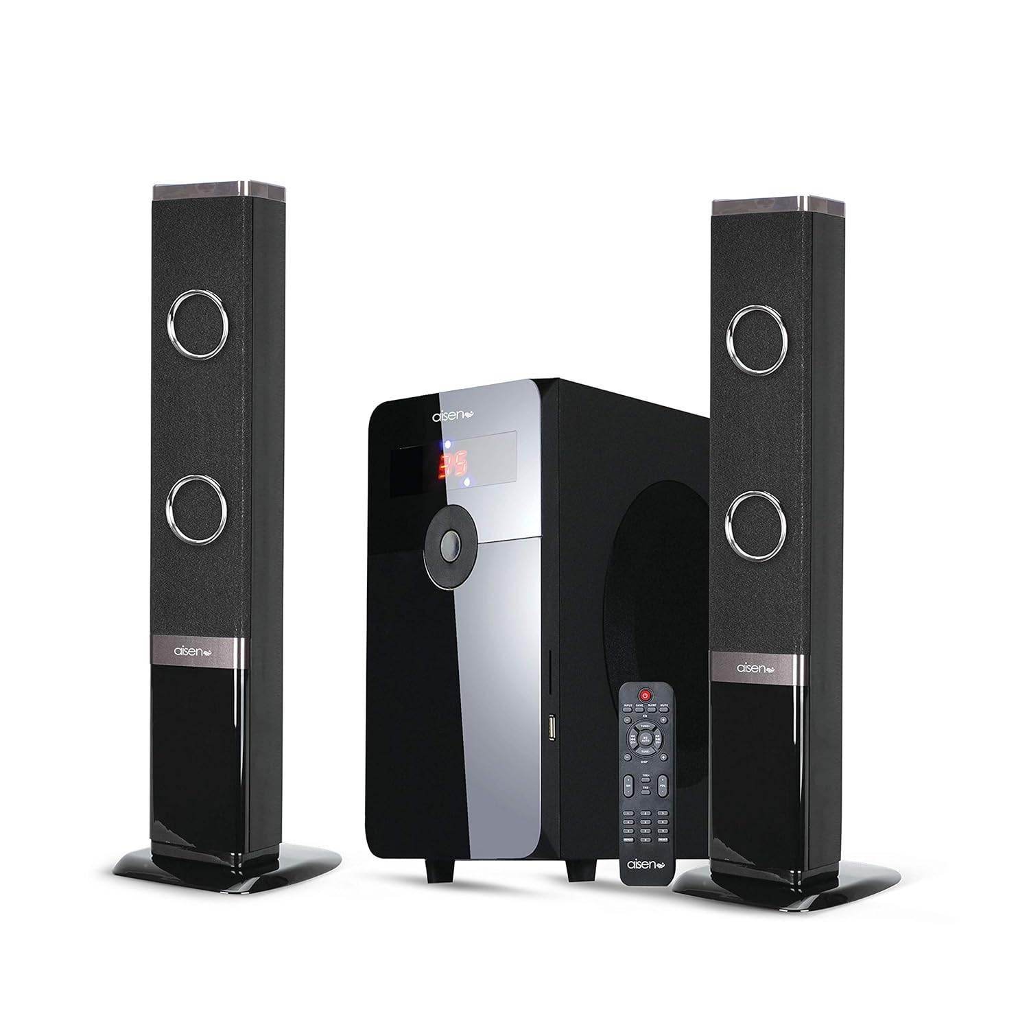 aisen 65W RMS 2.1 Channel Convertible Soundbar Multimedia Speaker with