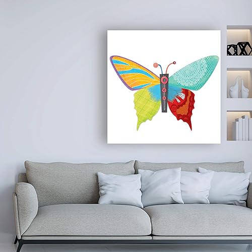 Miniatura 3 de Trademark Fine Art, 14x14 Alas de Gracia Mariposa icono 2 por Holli Conger