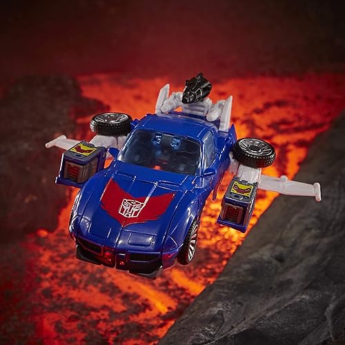Miniatura 6 de Transformers Toys Generations War for Cybertron: Kingdom Deluxe WFC-K26 Autobot Tracks Figura de acción – Niños a partir de 8 años, 5.5 pulgadas,