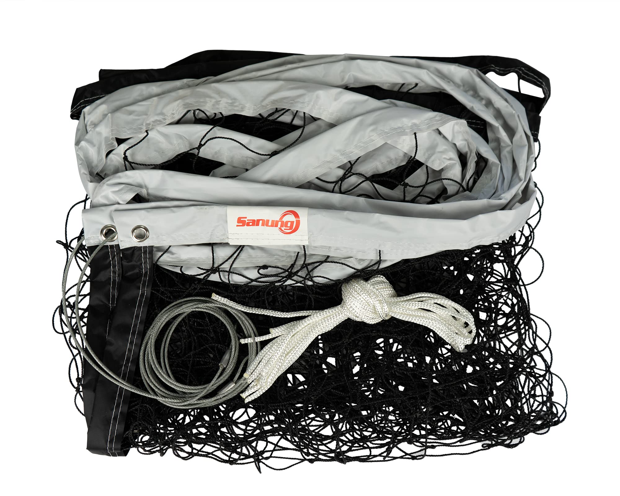 Sanung Volleyballnetz – Standard 90x90 Cm, Mit Stahldraht, Für Strand & Garten!