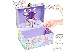 Jewelkeeper Jewelry Box: Magical Unicorn Musical Jewelry Box for Girls