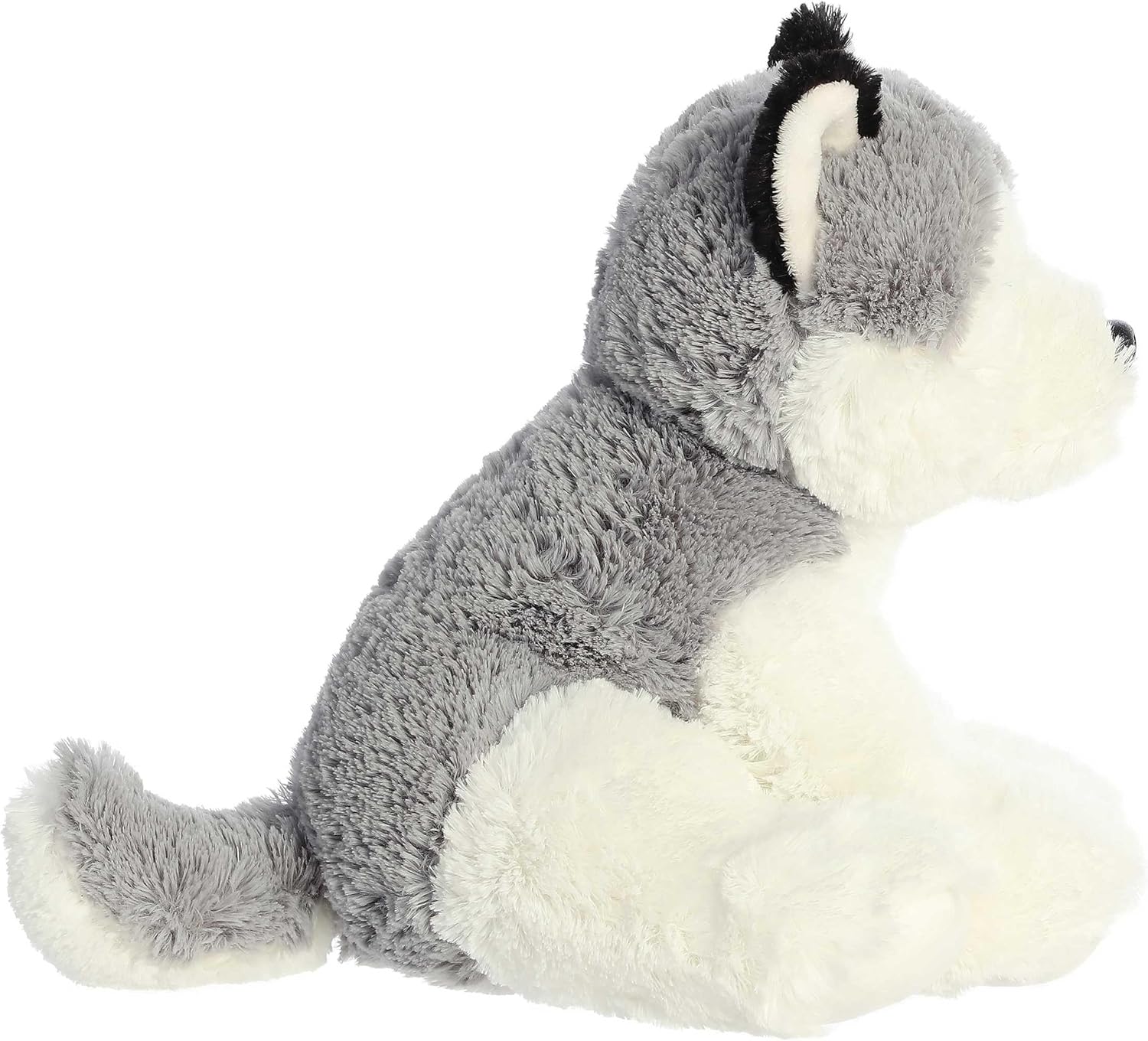 Aurora® Cuddly Husky Stuffed Animal - Cozy Comfort - Endless Snuggles - Gray 14 Inches