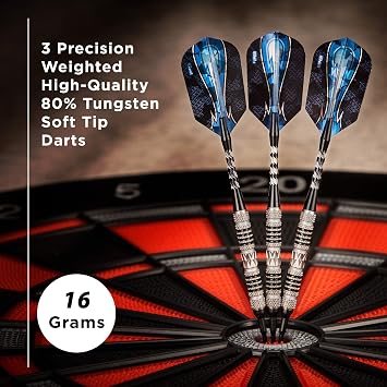 Viper Astro 80% Tungsten Soft Tip Darts with Storage/Travel Case