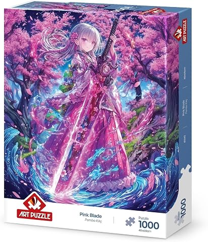 Art Puzzle Pembe Kılıç 1000 Parça Puzzle