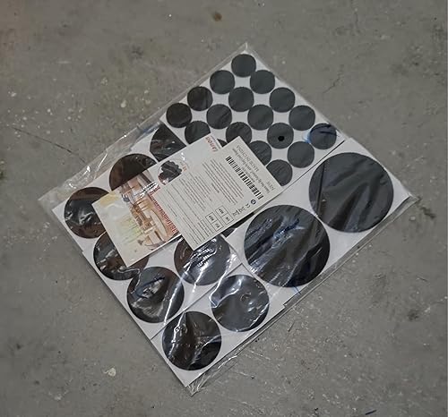 Miniatura 9 de Yelanon Almohadillas antideslizantes para muebles, 38 unidades (1+2+3 pulgadas), pinzas para muebles, suelos de madera dura, antideslizantes