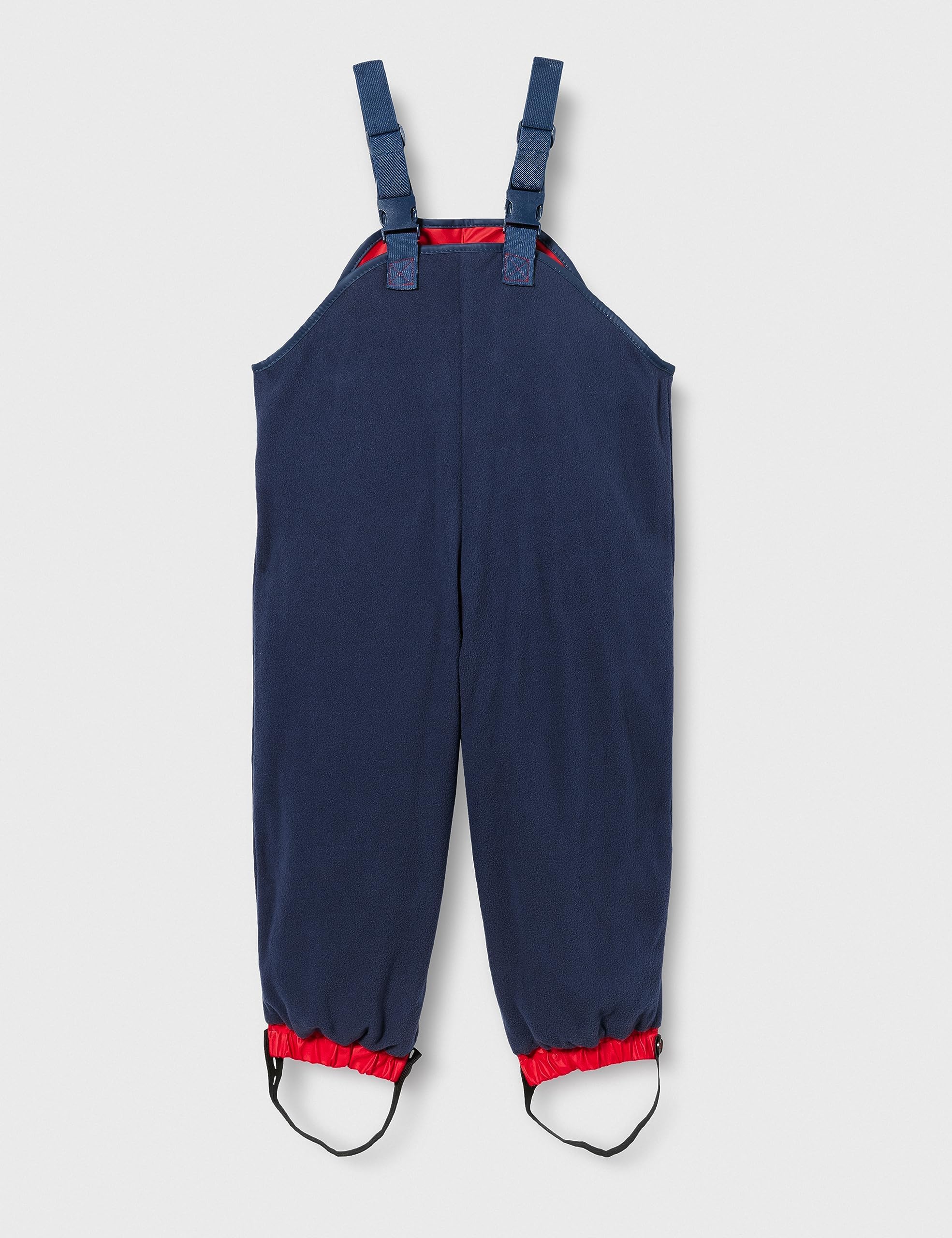 Playshoes Unisex Baby and Kids' Fleece Lined Rain Pants (Red, 5-6 Years)