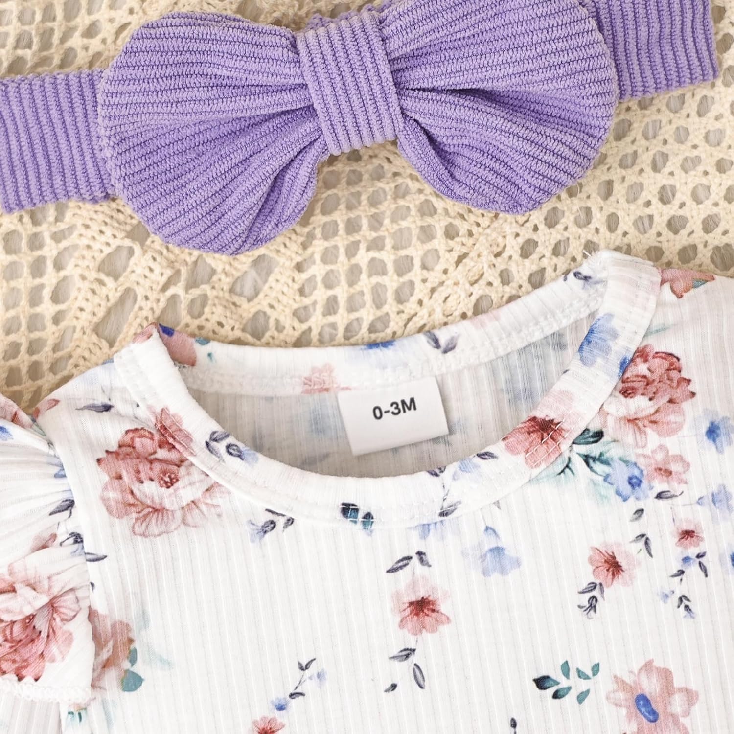 Baby Girl Clothes Suspender Skirt Newborn Ruffled Flower Romper + Cute Bear Dress + Headband Fall Outfits 0-18 Months - Image 4