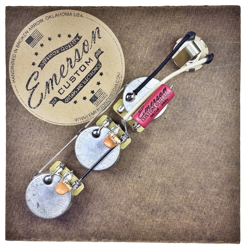 Amazon.com: Emerson Custom Prewired Kit for Fender Jazz Bass