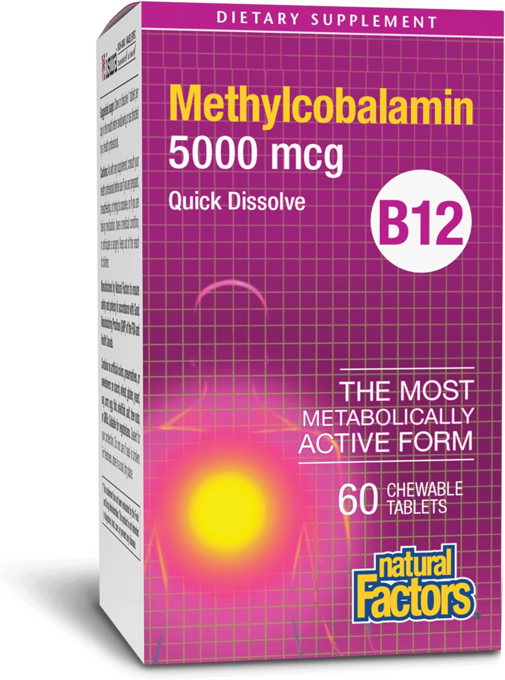 B12 Methylcobalamin 1000 MCG, 60 Tablet