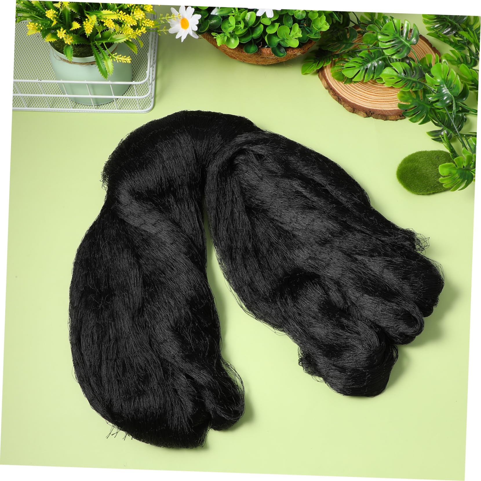 Abaodam Red Gallinero de Nylon Negro, Malla Antipájaros para Jardín y Huerto, Protege Frutas y Flores, Fácil Instalación, Uso Versátil