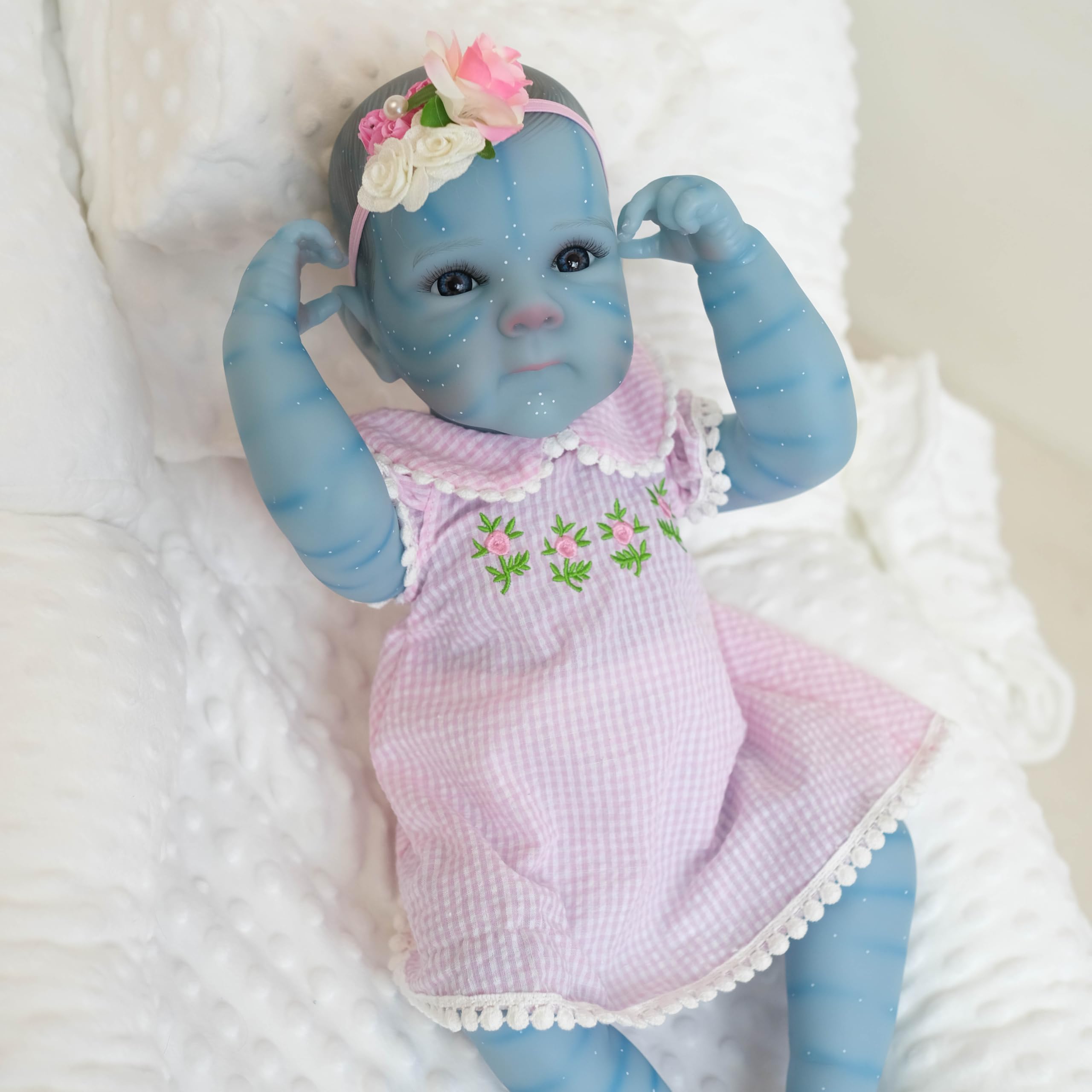 cosheng Bambole realistiche da 45,7 cm con Bettie Avatar, realistiche e realistiche, in morbido silicone, idea regalo per compleanno