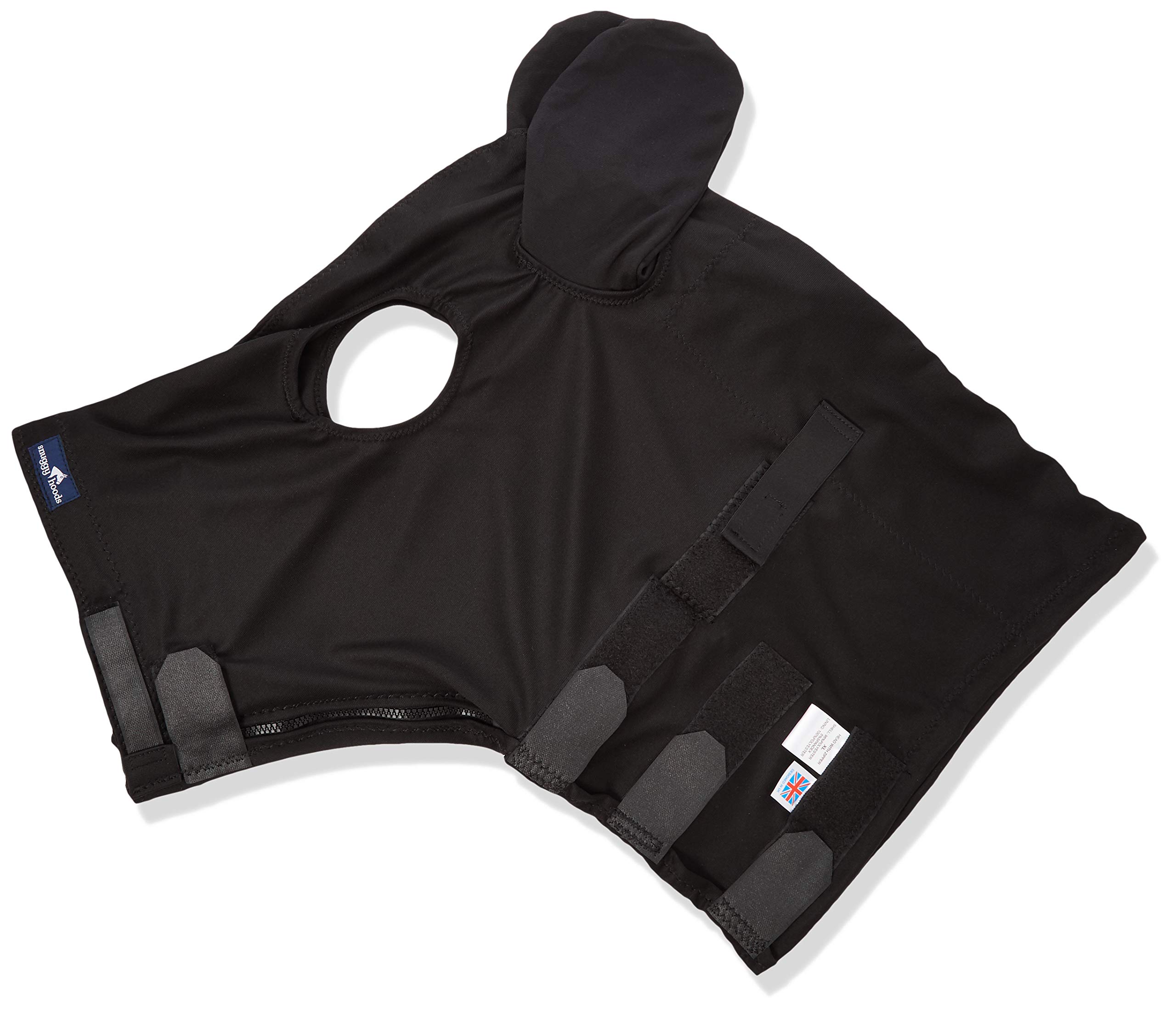 Snuggy Hoods Weatherproof Turn Out Head for Horse or Pony With Zip (Black, XL) โ image 1