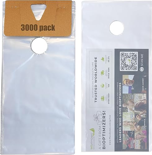 Skywin 3000 bolsas para colgar puertas de 6 x 12 pulgadas  Bolsas transparentes para colgar puertas que protegen volantes, folletos, avisos,