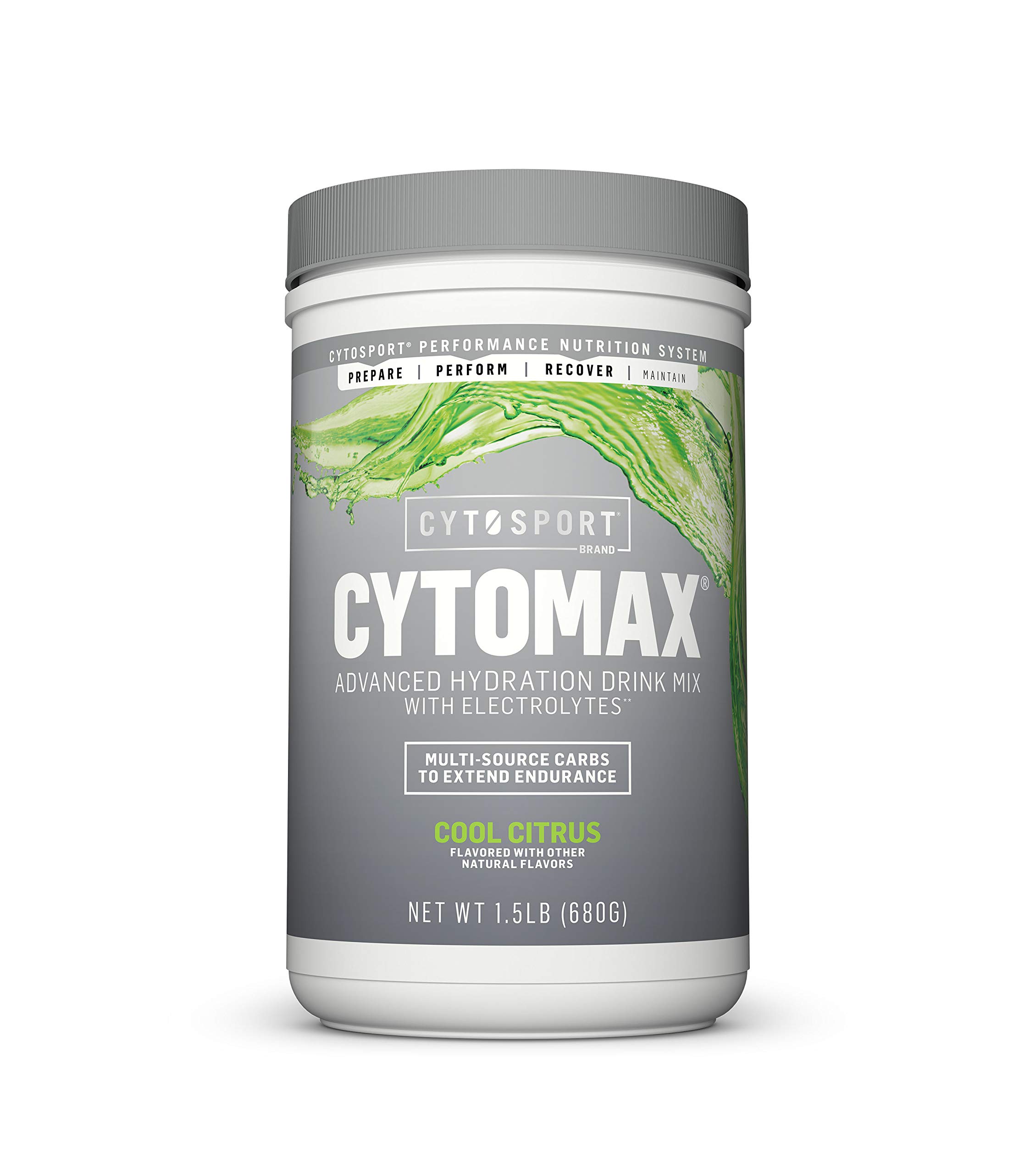 CYTOSPORT CYTOMAX Advanced Hydration Drink Mix with Electrolytes, NSF Certified for Sport, Cool Citrus, 1.5 lb