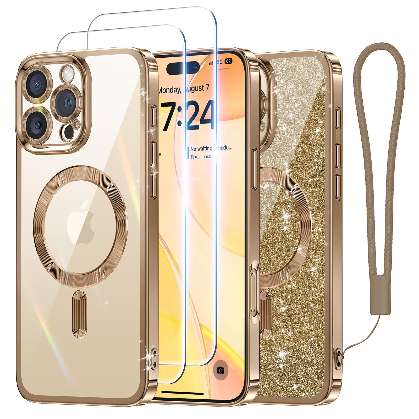 Meifigno Case Designed for iPhone 16 Pro