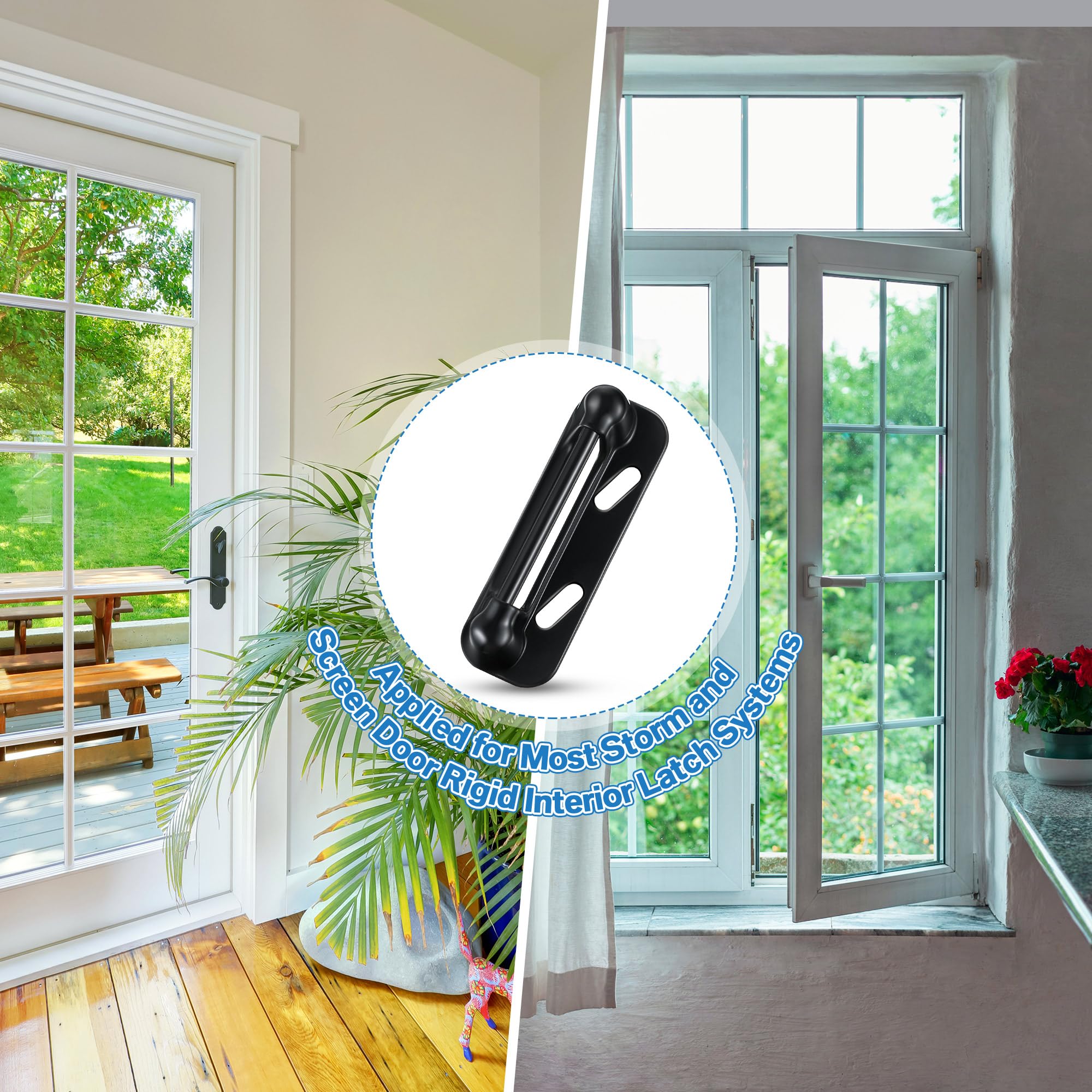Enhon Screen Door Spring Strike Plates - 3 Pack -6