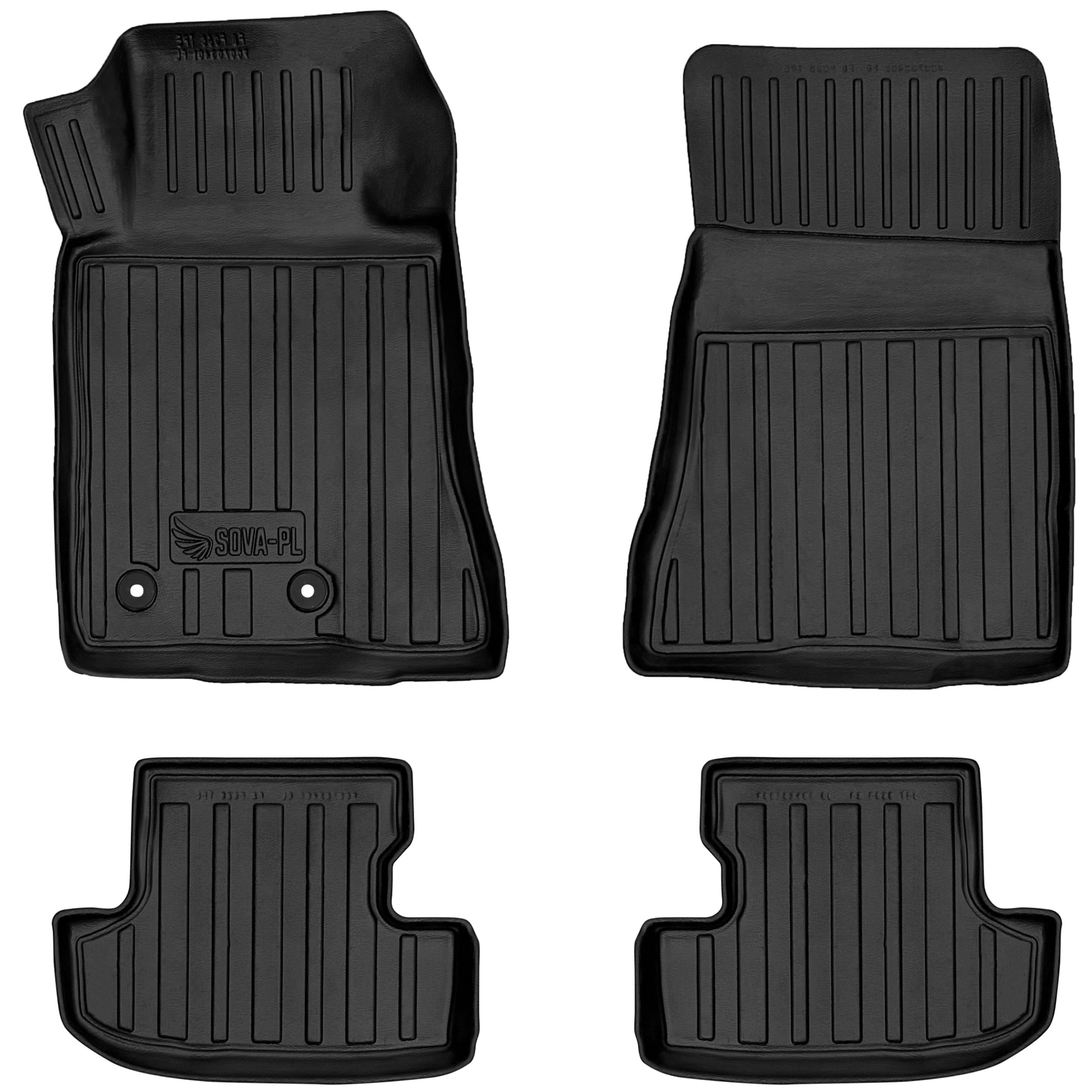 Gumowy zestaw mata i dywaniki pasujące do Ford Mustang S550 (2015-2024) coupe