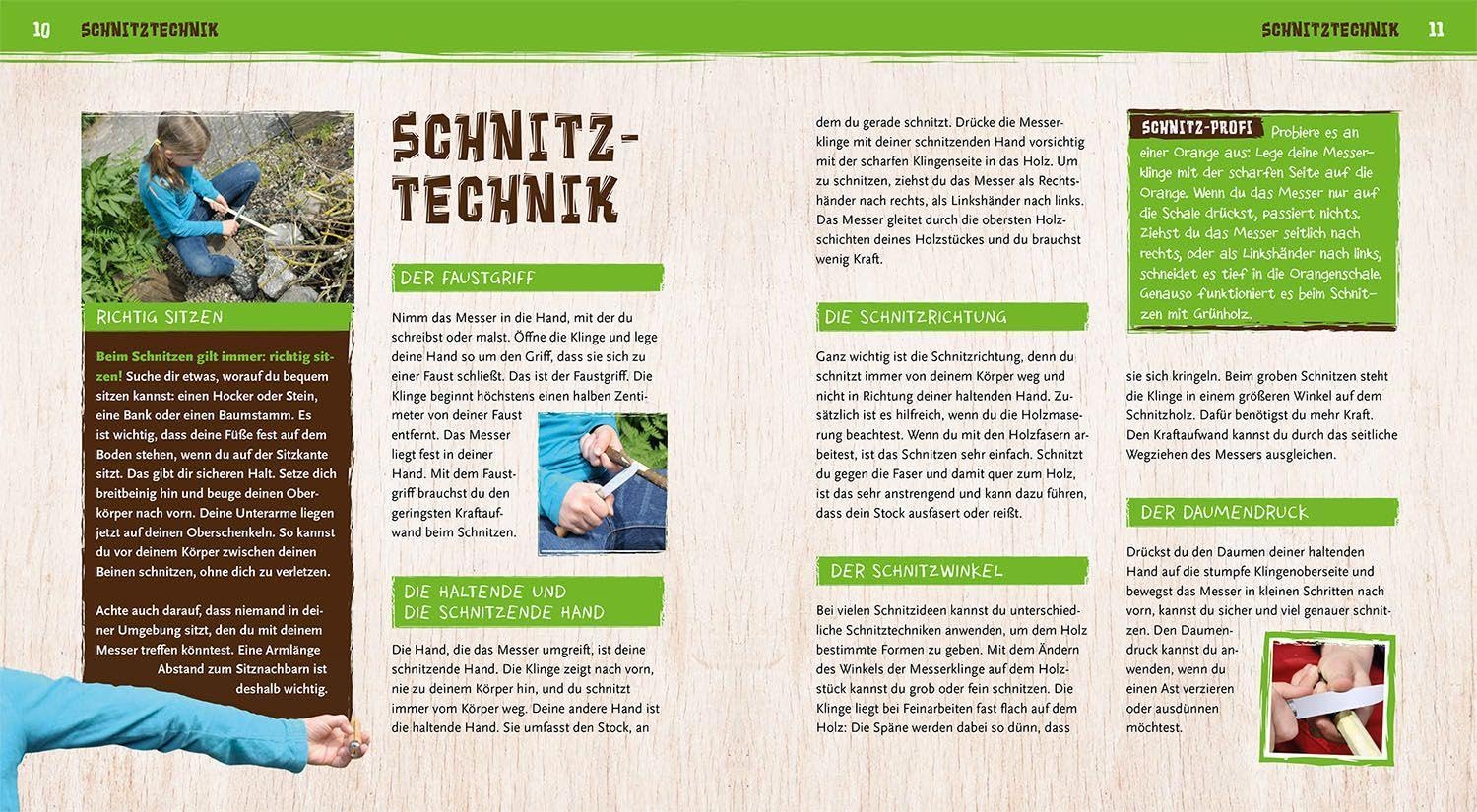 Meine Schnitzwerkstatt: Mit 30 Schritt-für-Schrittanleitungen sicher schnitzen lernen - DER SCHNITZBESTSELLER MIT original OPINELMESSER