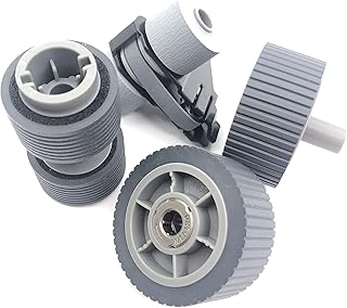 OKLILI 5SET X PA03740-K010 PA03740-K011 Consumable Kit Pick Roller + Brake Roller Pickup Roller Separation Roller Compatible with Fujitsu fi-7600 fi-7700 fi-7700S