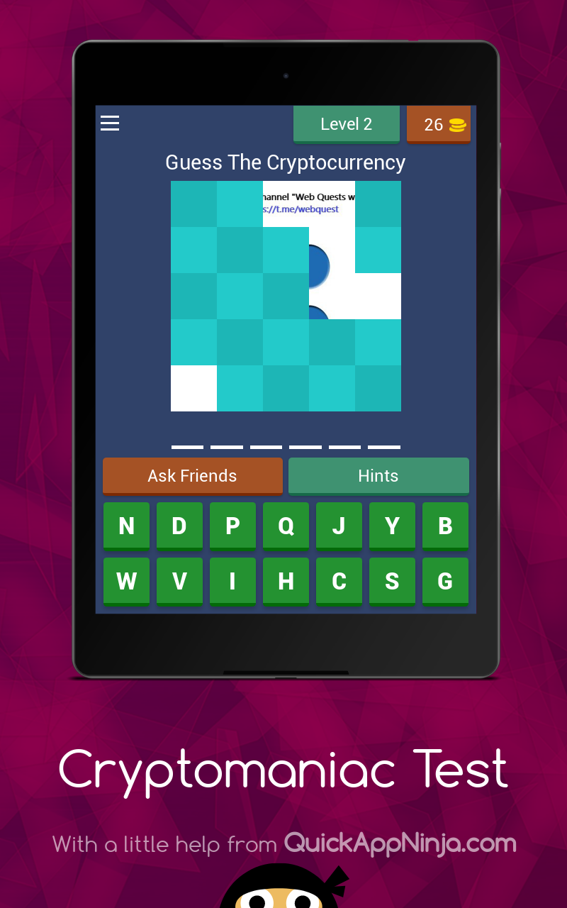 Cryptomaniac Test - Application sur Amazon Appstore