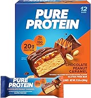 Vista 5 de Pure Protein Barras, bocadillos ricos en proteínas, nutritivos para apoyar la energía y barras, alto contenido de proteínas, aperitivos nutritivos