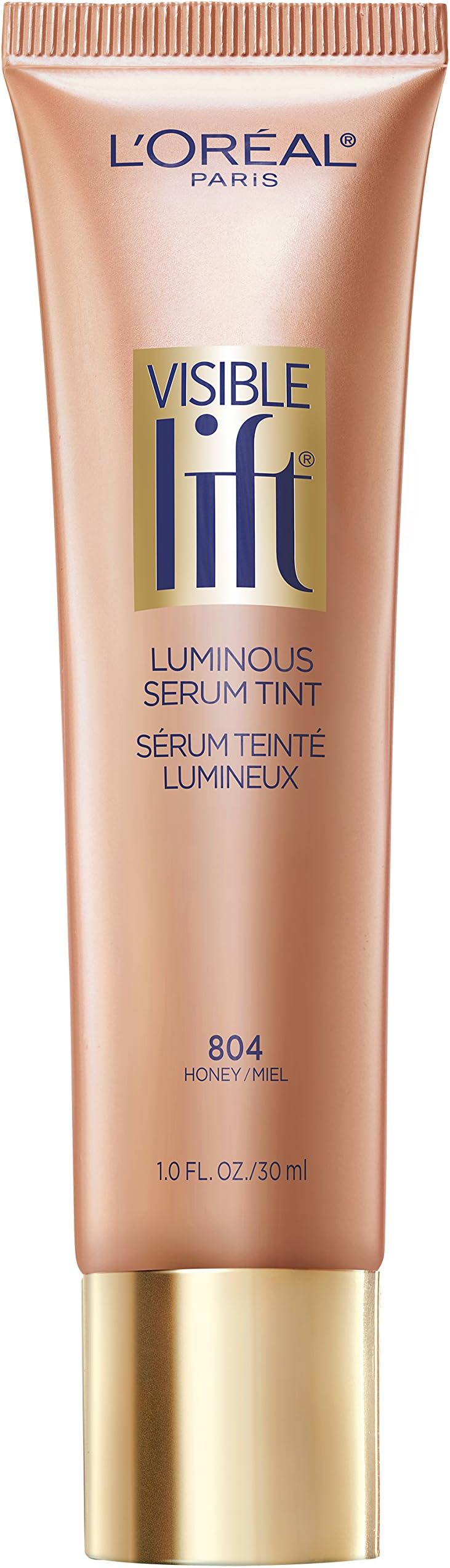 L Oréal Paris Full Coverage Cosmetics Visible Lift Luminous Serum Tint All Skin Type, Honey, 1 Fluid Ounce