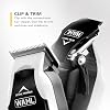 WAHL Clip N Trim II Hair Clipper ، ماكينة حلاقة شعر مدمجة ، ماكينة حلاقة للرأس ، ماكينات قص الشعر للرجال مع أداة تشنج ، ذكر ، أبيض