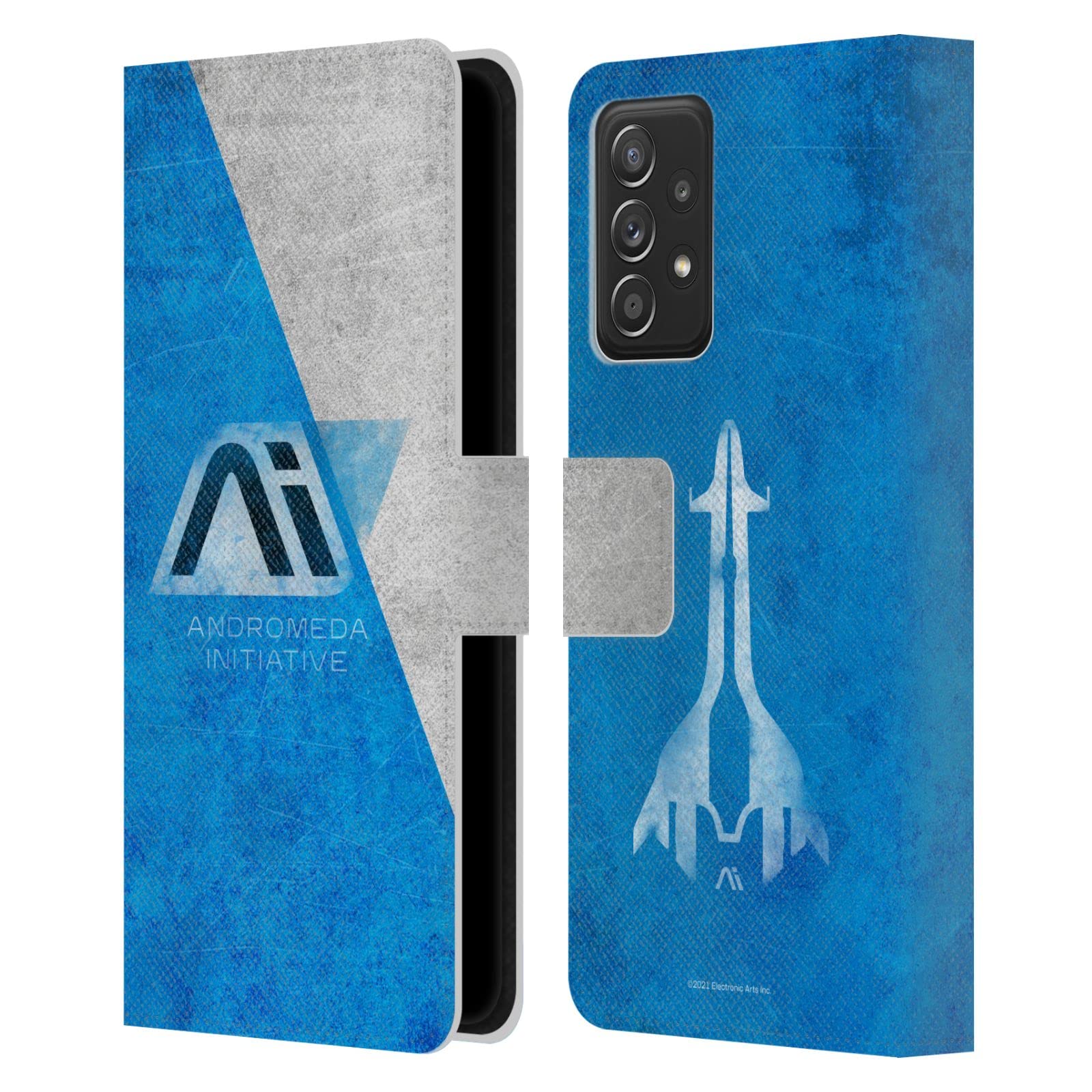 Head Case Designs Samsung Galaxy A53 5G Étui EA Bioware Mass Effect Cuir