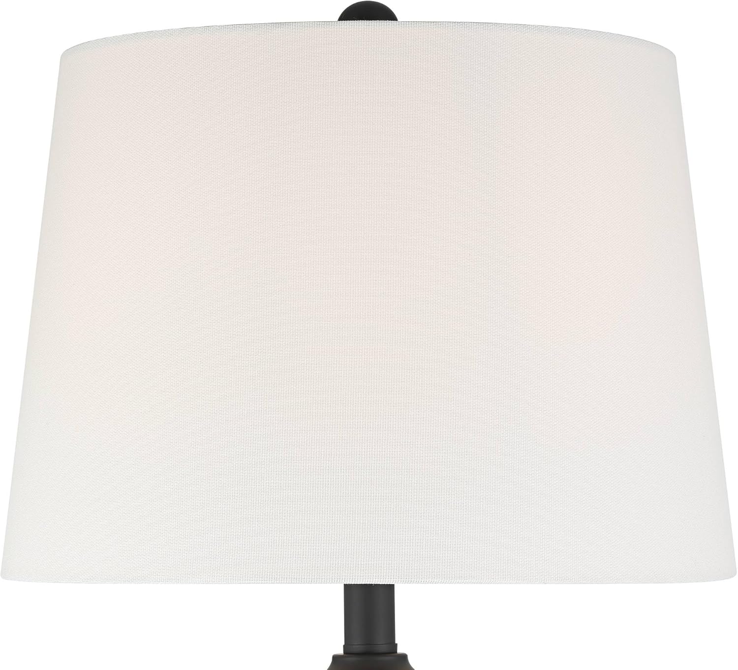 360 Lighting Theo 27 1/4" High Black Metal Column Table Lamp