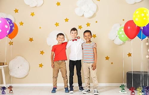 Miniatura 8 de Tanque de helio con 50 globos y cinta blanca + 12 pesos de globos blancos + herramienta de atado de globos