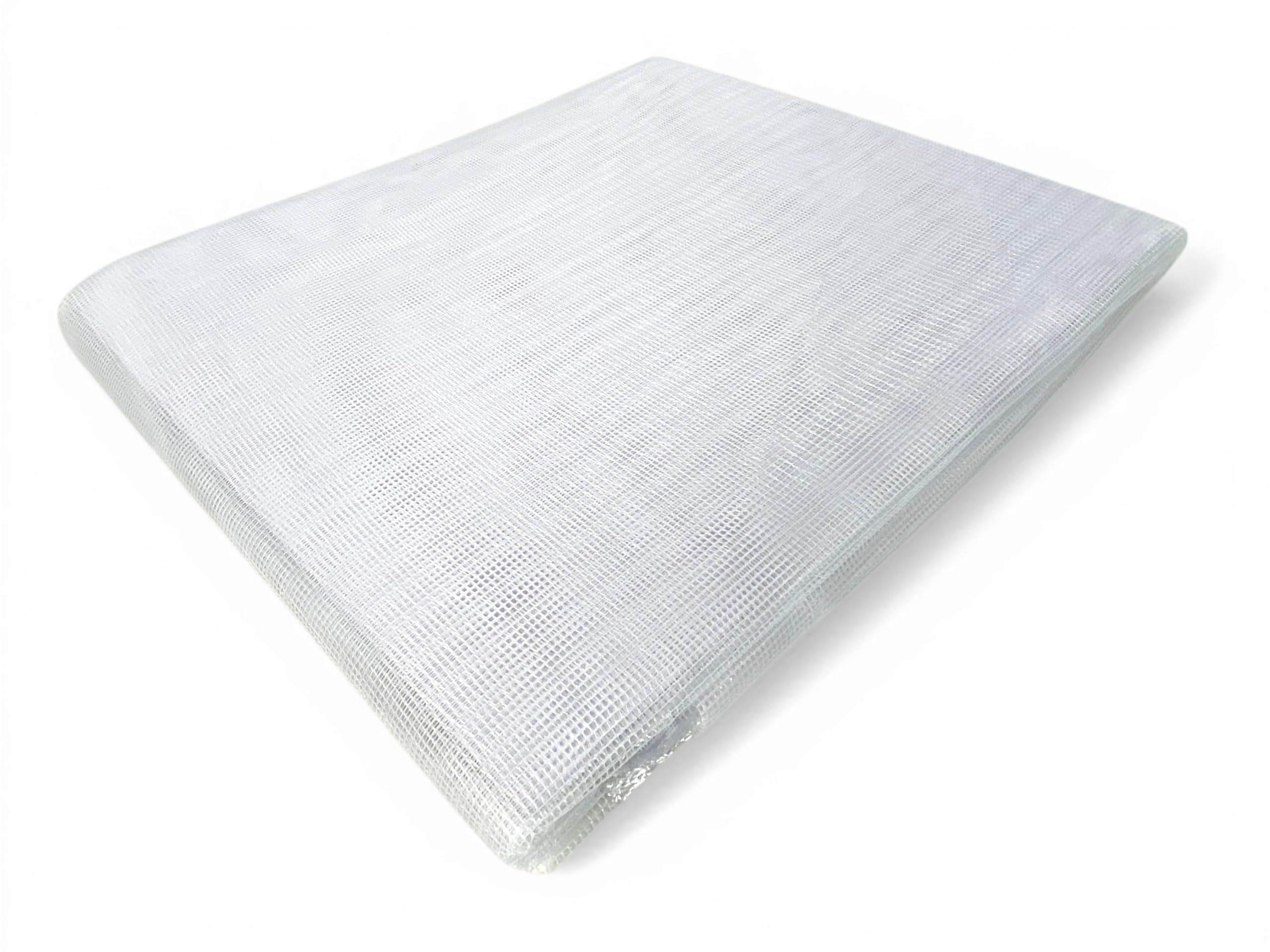 Tex family Tenda Zanzariera da Esterno Balcone Giardino | Rete Anti Insetti con Frangia e Occhielli | Poliestere Resistente | Ideale per Porta e Finestra | Cm. 150x250 | Bianco