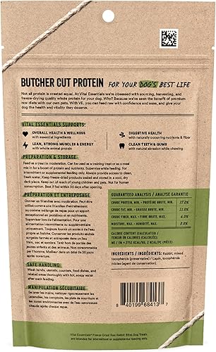 Miniatura 10 de Vital Essentials Golosinas para perros enteros crudos liofilizados, picaduras de pato, 5.5 onzas