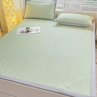 YBAAKZIIR Colchón refrescante, colchoneta para Dormir en ve Cubrecolchón refrescante Plegable de Seda fría, tamaño múltiple, 90-200 x 200-220 cm(180x200cm)