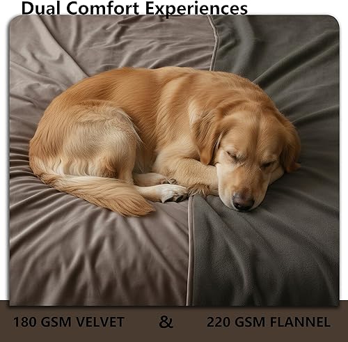 Miniatura 4 de Manta impermeable para perro, manta lavable a prueba de orina para sofá, suave y reversible, funda protectora de muebles para sofá y cama, 52 x 82