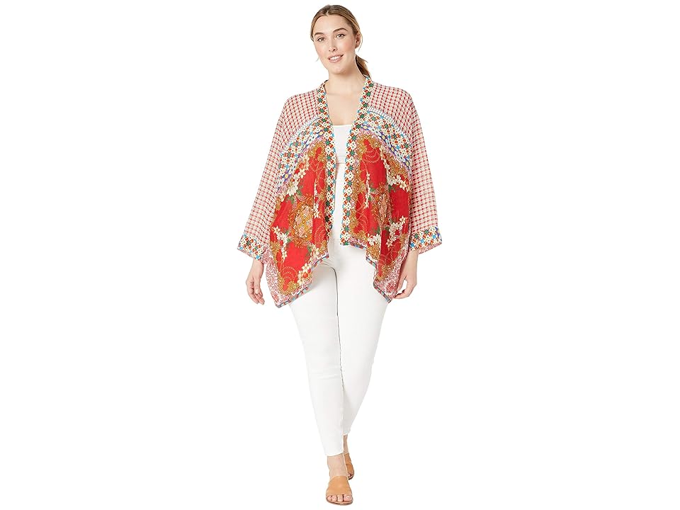 

Johnny Was Plus Size Dolce Kimono (Multi) Women's Clothing