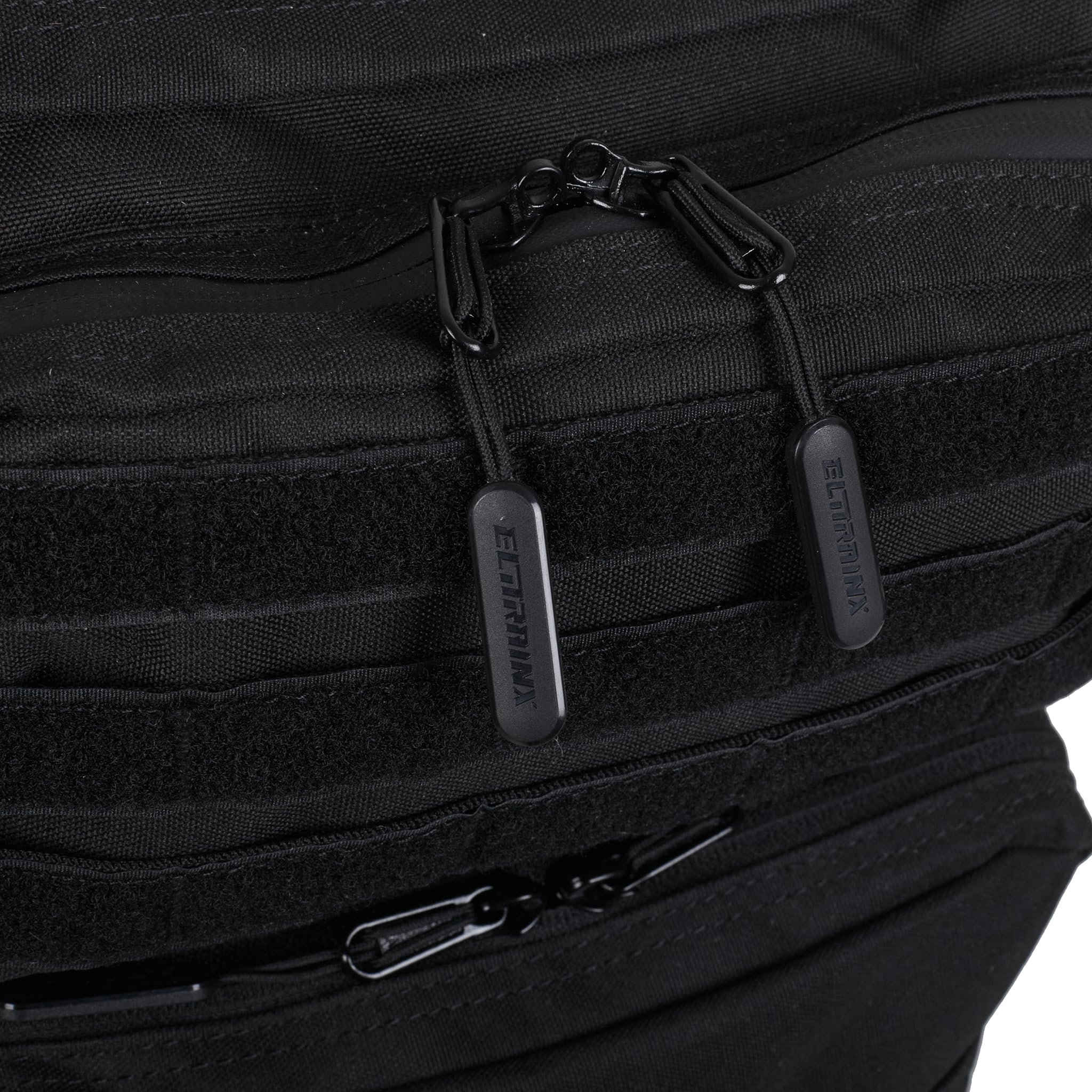 ELITRAINX Mochila 45L Táctica Repelente al agua Zona de Parches, Cabina Avión, CrossTraining, Oxford 1000D Gimnasio Portatil by ELITEX TRAINING (Negro)
