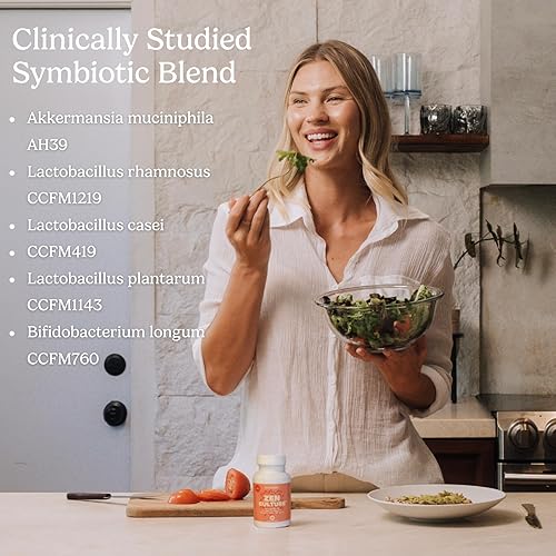 Miniatura 7 de Zen Principle Zenculture Fórmula probiótica, prebiótica y postbiótica 4 en 1 con enzimas digestivas y butirato - Apoya el equilibrio del microbioma