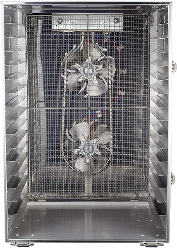 Miniatura 5 de YOOYIST Máquina deshidratadora de alimentos secadora de alimentos eléctrica comercial de acero inoxidable 16 bandejas para frutas y carne seca con